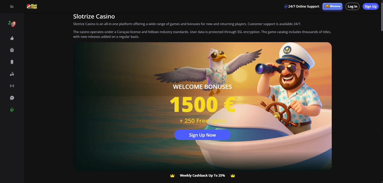 Slotrize Casino – Avis Complet 2026 Casino
